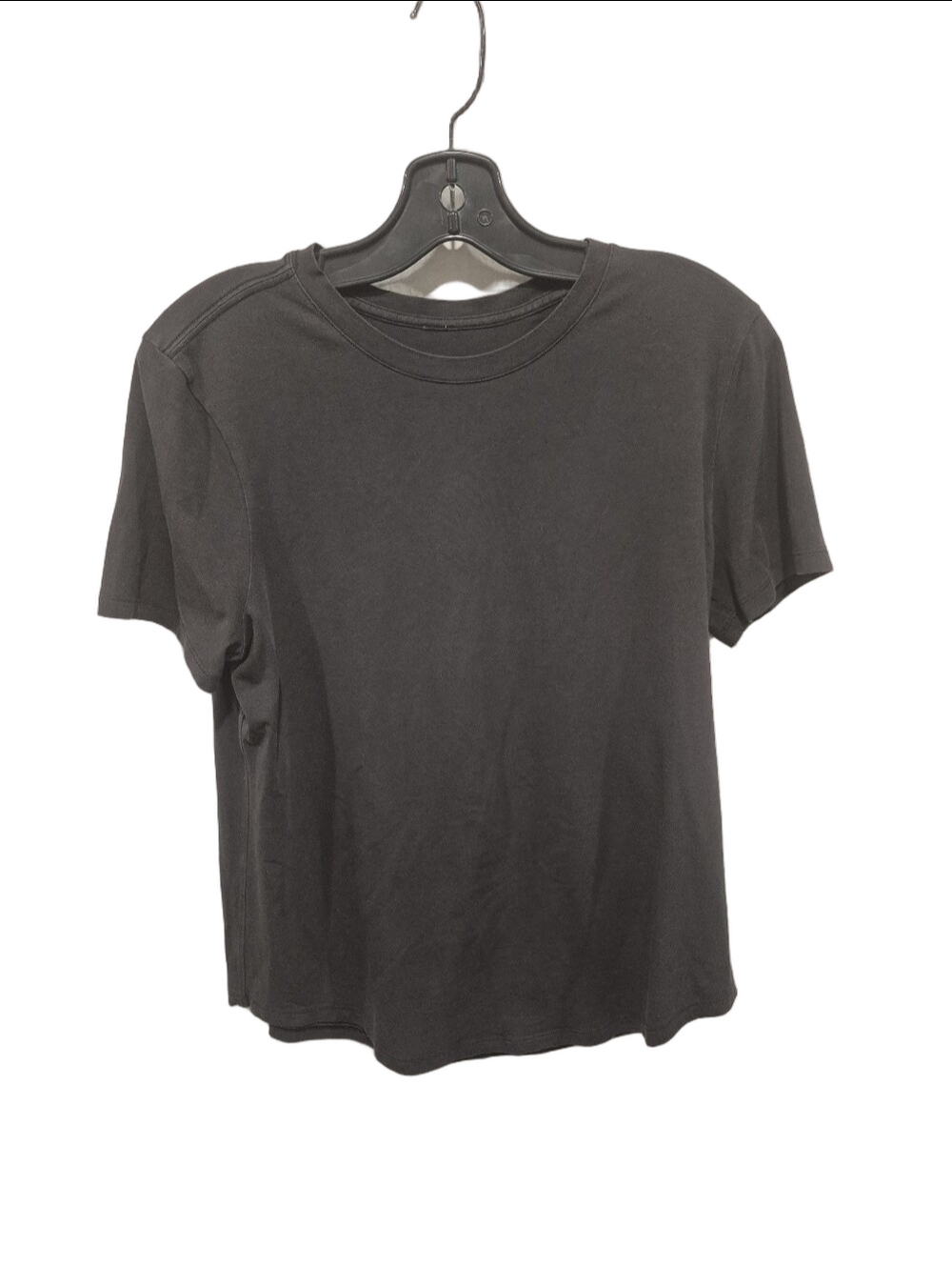 Lululemon Love Crewneck T-Shirt Curved Hem Black Short Sleeve Tee